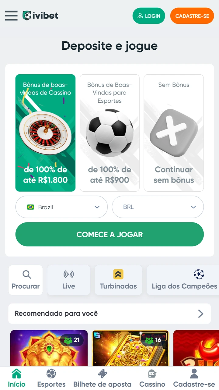 Casas das apostas