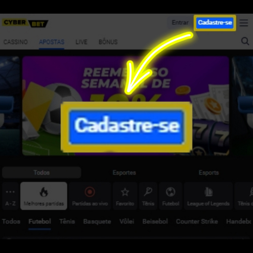 Bônus de cadastro grátis