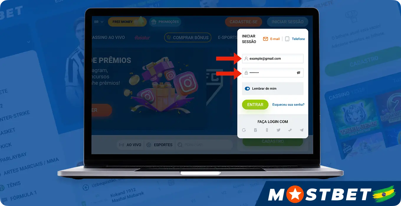 Aposta com cartao de credito